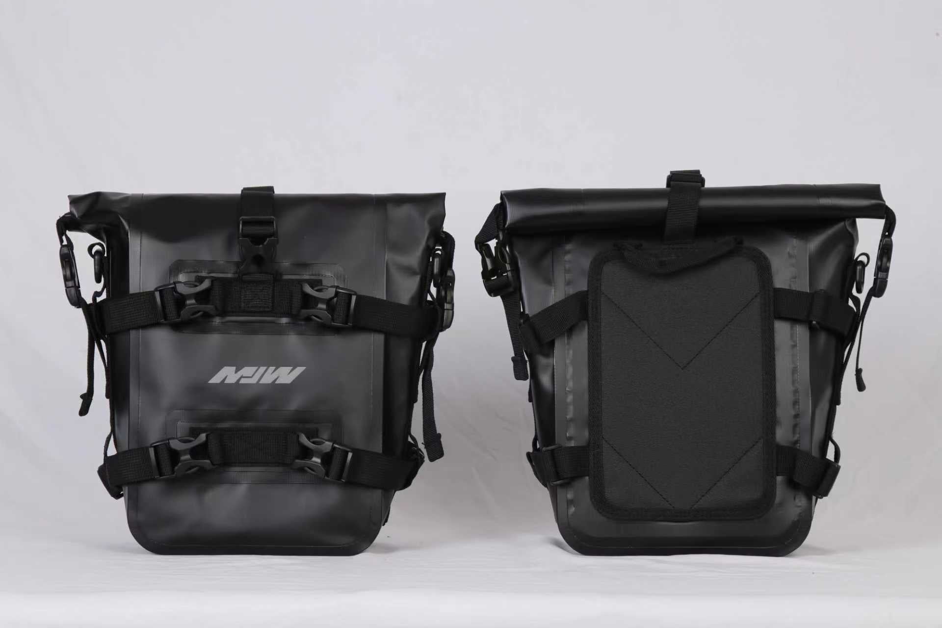 Sacoche latérale étanches moto - noir