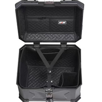 Top Case Édition Off 45L PVC + dosseret + platine universelle + garniture intérieure