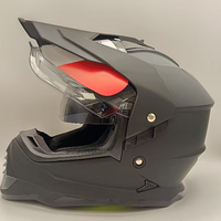 Casque Moto ATIS Dual Sport adulte – Style Cross / Adventure ( noir mate )