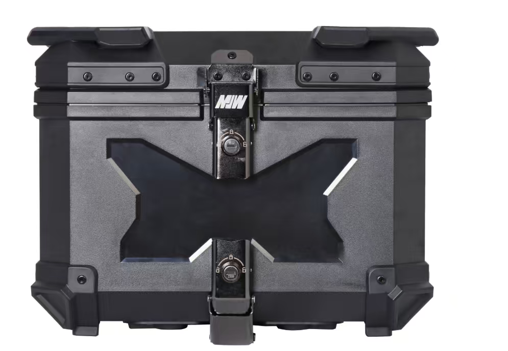 Top Case Édition Off 45L PVC + dosseret + platine universelle + garniture intérieure