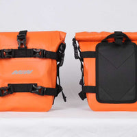 Sacoche latérale étanches moto - orange
