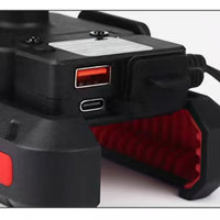 Support Téléphone Moto 2-en-1 avec Chargeur USB/USB-C 12V