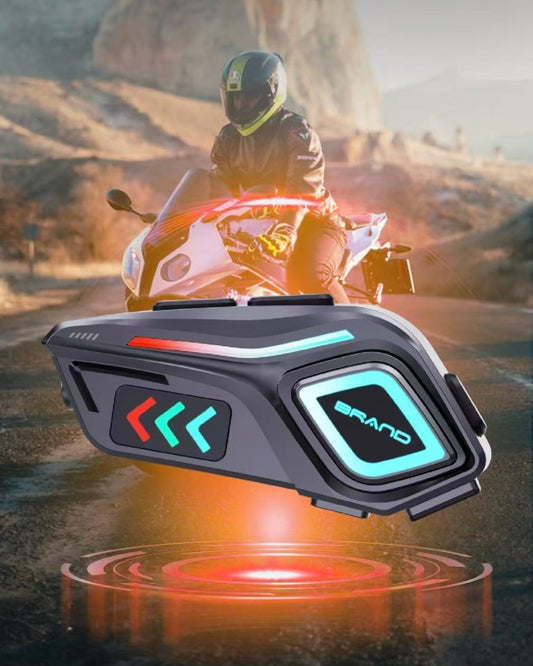 Intercom Casque Moto BRAVO - Bluetooth 5.4, 40H d'Autonomie &amp; Son HD 40MM