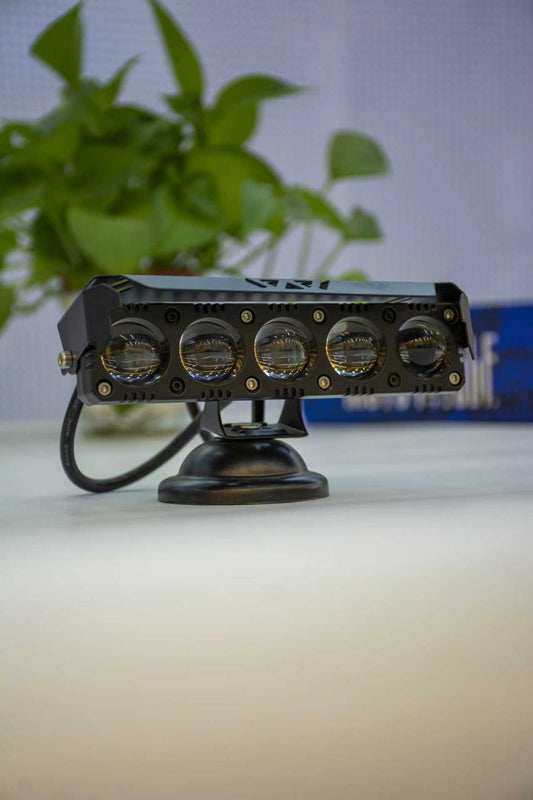 Phare Auxiliaire Off-Road à 5 LED - Double Faisceau (Blanc &amp; Jaune)
