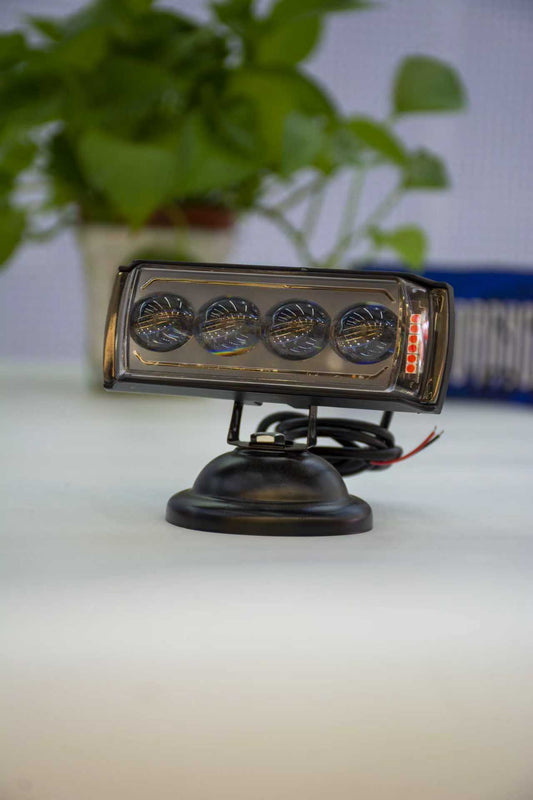 Éclairage Additionnel Moto 4 LED Pro girophare - 4 Fonctions en 1