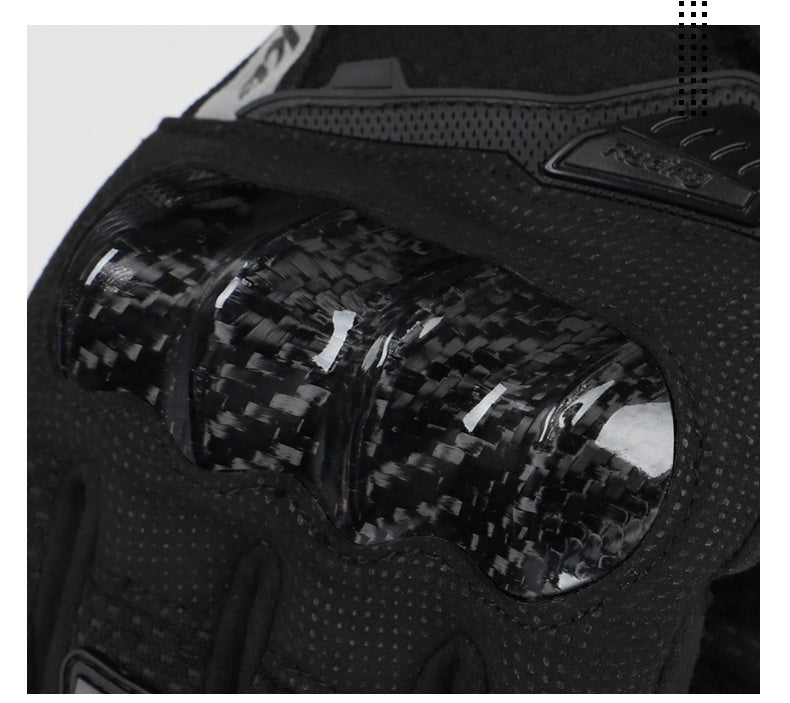 Gants Moto Techniques et Respirants (Hommes/Femmes) - Protection Coque Carbone